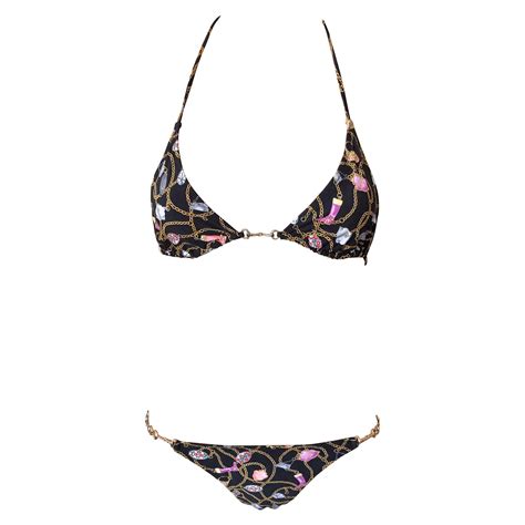 gucci plus size bathing suit|Gucci bikini chain.